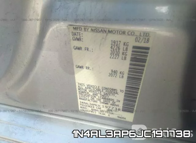 1N4AL3AP6JC197738 фото 10