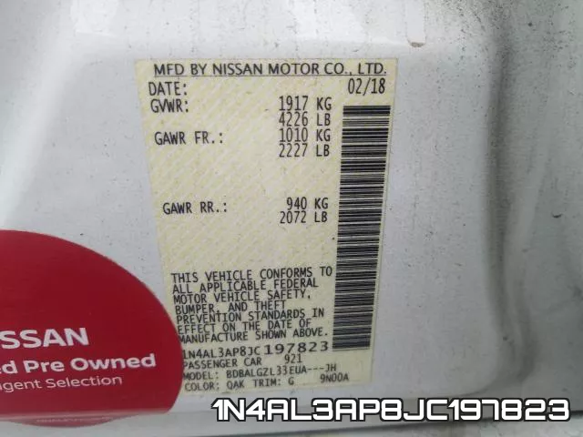 1N4AL3AP8JC197823 фото 2