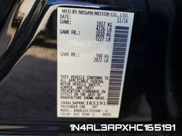 1N4AL3APXHC165191 фото 2