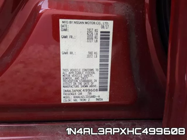 1N4AL3APXHC499608 фото 2