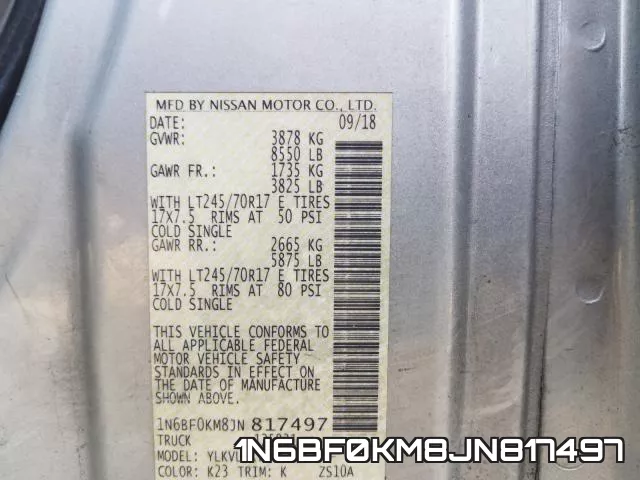 1N6BF0KM8JN817497 фото 2