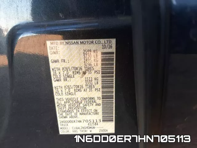 1N6DD0ER7HN705113 фото 2