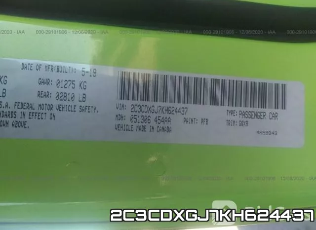 2C3CDXGJ7KH624437 фото 10