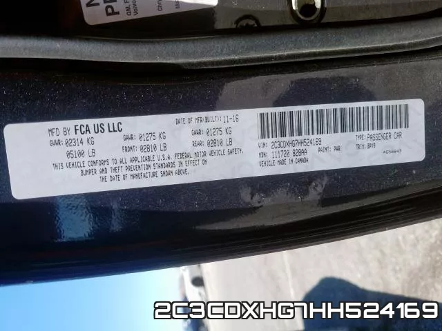 2C3CDXHG7HH524169 фото 2
