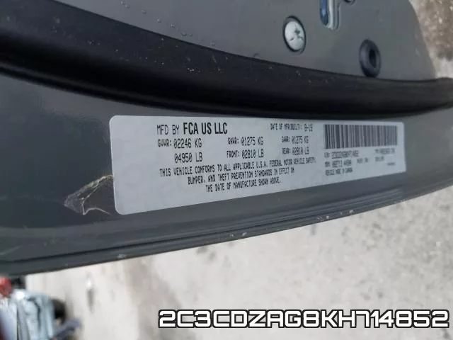 2C3CDZAG8KH714852 фото 2