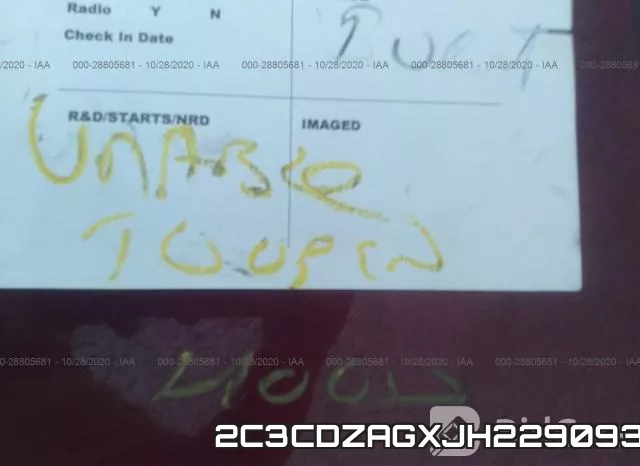 2C3CDZAGXJH229093 фото 2