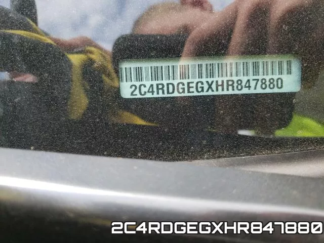 2C4RDGEGXHR847880 фото 2