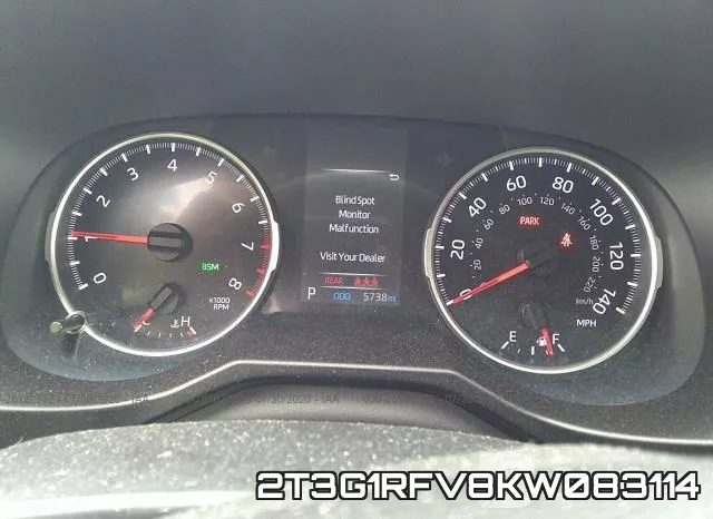 2T3G1RFV8KW083114 фото 8