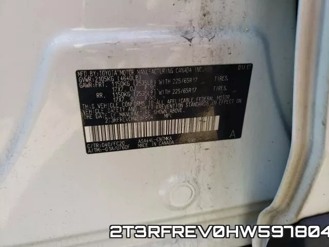 2T3RFREV0HW597804 фото 2