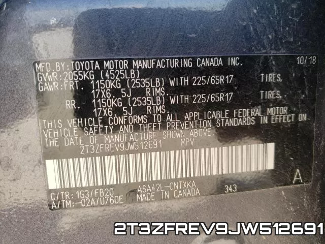 2T3ZFREV9JW512691 фото 2
