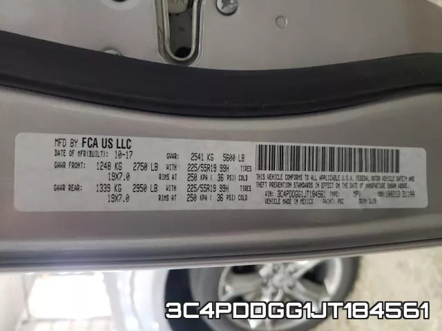 3C4PDDGG1JT184561 фото 2