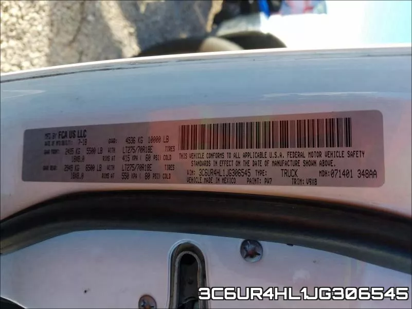 3C6UR4HL1JG306545 фото 2