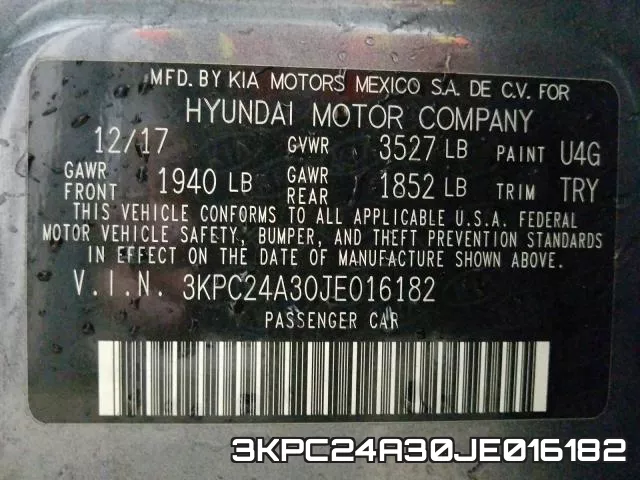 3KPC24A30JE016182 фото 2