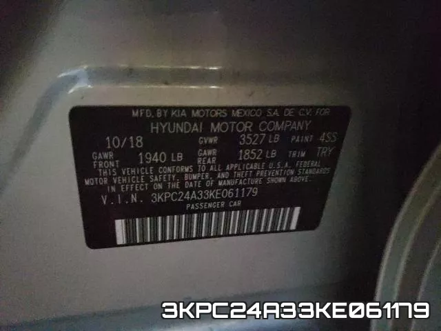 3KPC24A33KE061179 фото 2