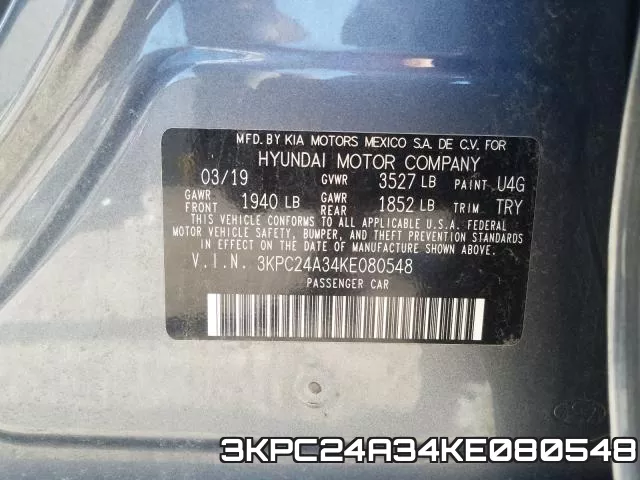 3KPC24A34KE080548 фото 2
