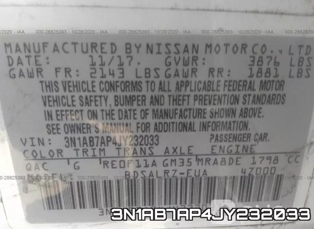 3N1AB7AP4JY232033 фото 10