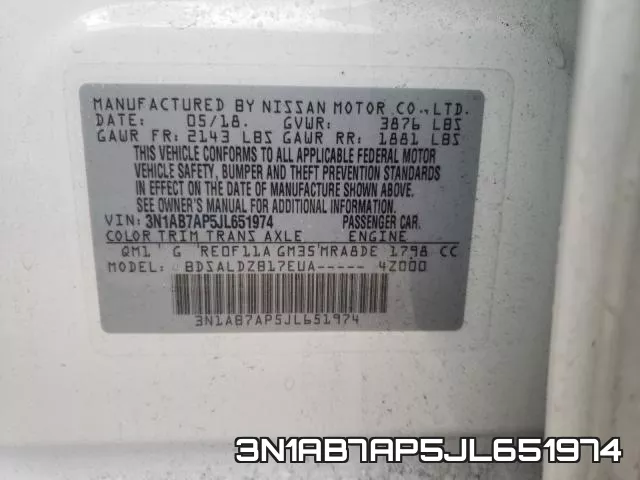 3N1AB7AP5JL651974 фото 2