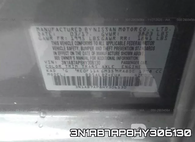 3N1AB7AP8HY306130 фото 10