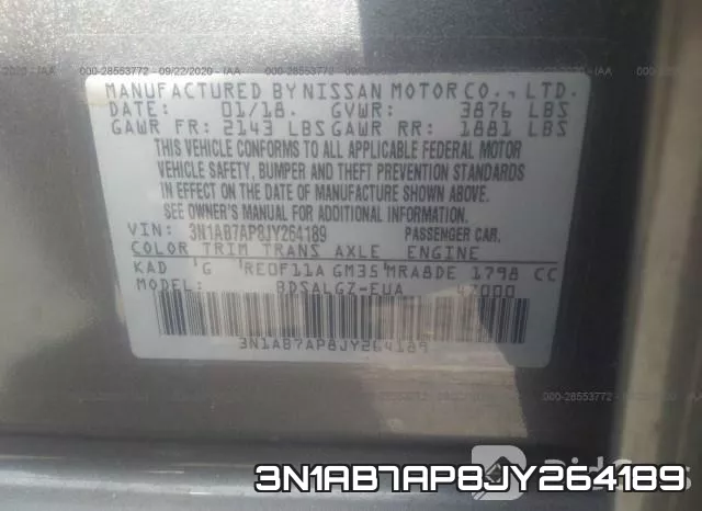3N1AB7AP8JY264189 фото 10