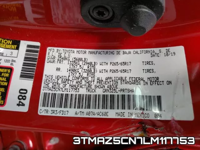 3TMAZ5CN7LM117753 фото 2