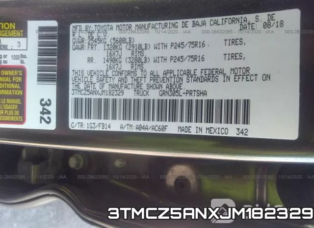 3TMCZ5ANXJM182329 фото 10