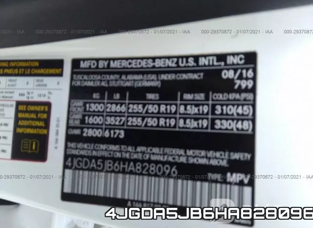 4JGDA5JB6HA828096 фото 10