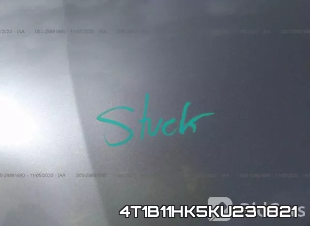4T1B11HK5KU237821 фото 2
