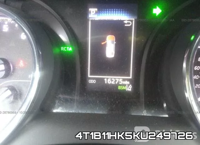 4T1B11HK5KU249726 фото 8