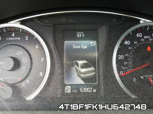 4T1BF1FK1HU642748 фото 8