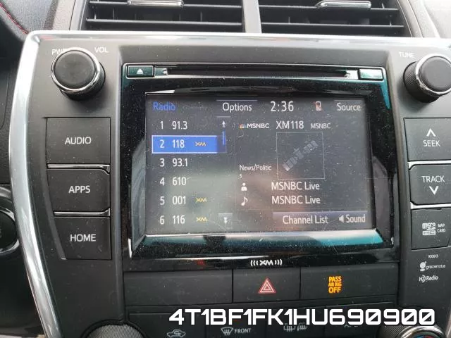 4T1BF1FK1HU690900 фото 10
