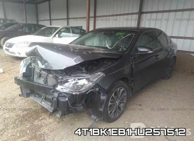 4T1BK1EB1HU257512 фото 2