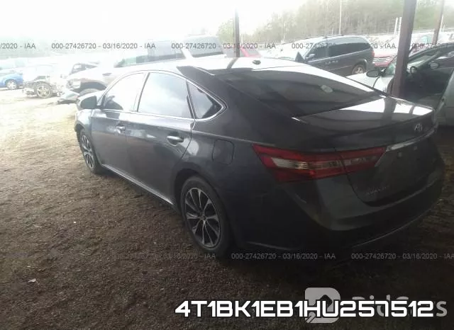 4T1BK1EB1HU257512 фото 3