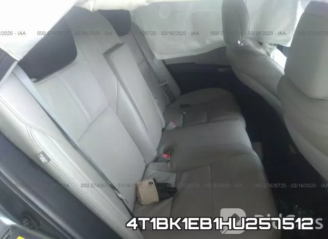 4T1BK1EB1HU257512 фото 8