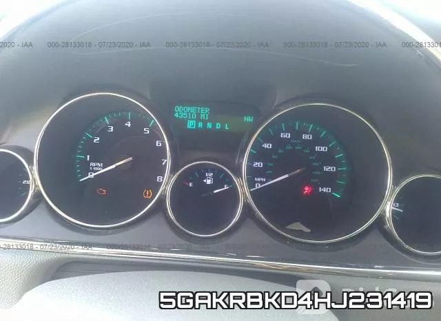 5GAKRBKD4HJ231419 фото 8
