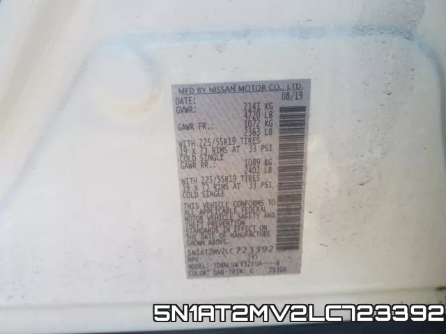 5N1AT2MV2LC723392 фото 2