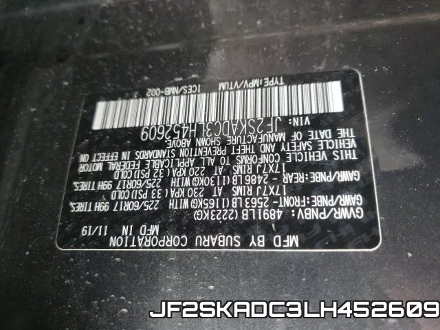 JF2SKADC3LH452609 фото 2