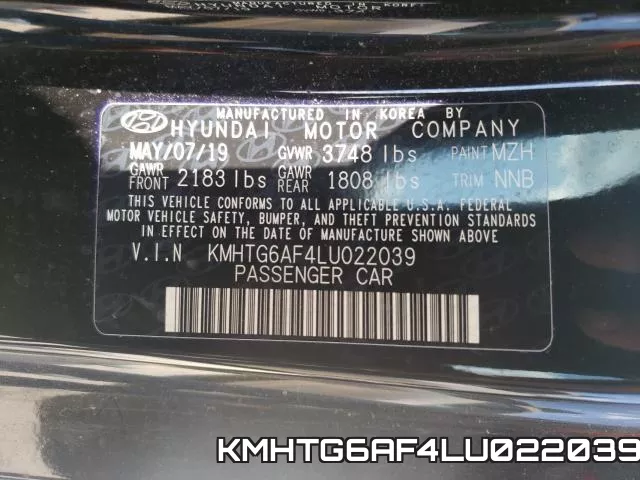 KMHTG6AF4LU022039 фото 2