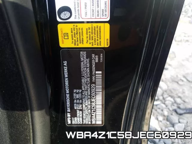 WBA4Z1C58JEC60929 фото 2