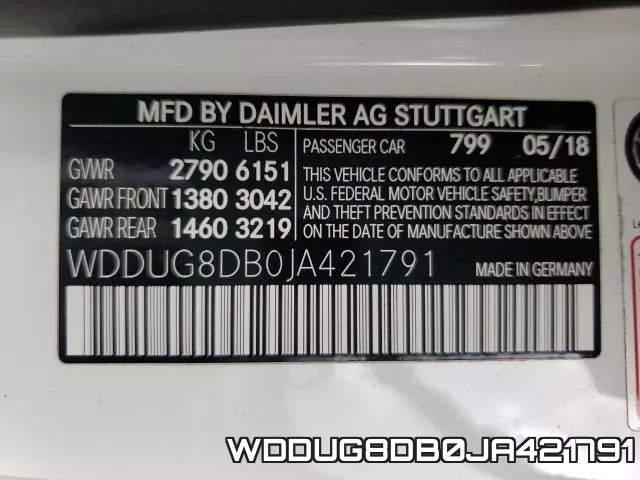 WDDUG8DB0JA421791 фото 2