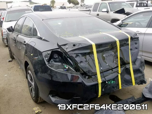 19XFC2F64KE200611 фото 4
