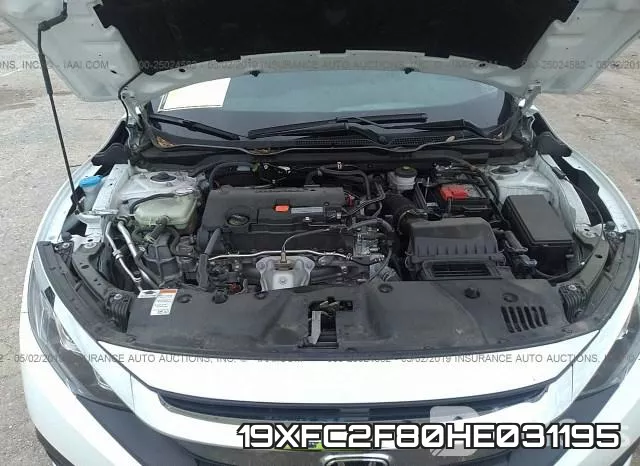 19XFC2F80HE031195 фото 2