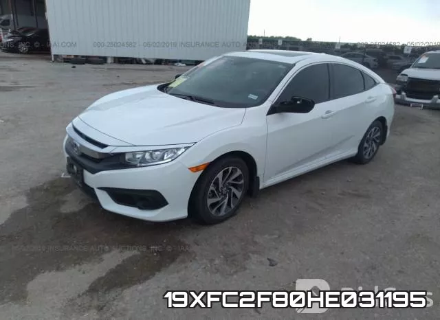 19XFC2F80HE031195 фото 3