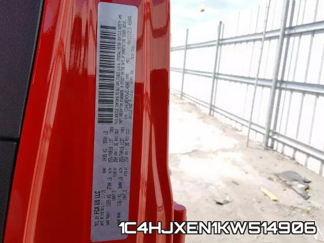 1C4HJXEN1KW514906 фото 2