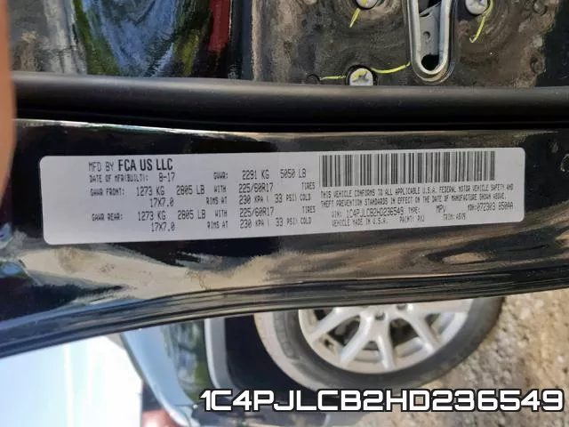 1C4PJLCB2HD236549 фото 2
