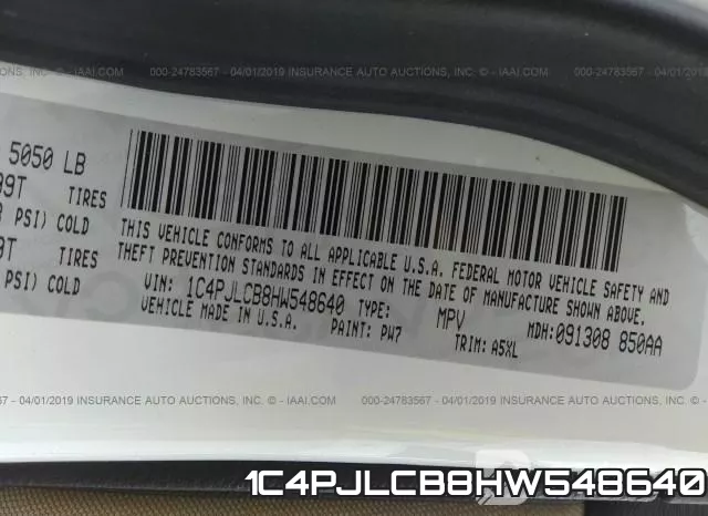 1C4PJLCB8HW548640 фото 10