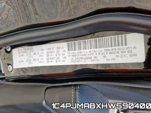 1C4PJMABXHW590400 фото 2