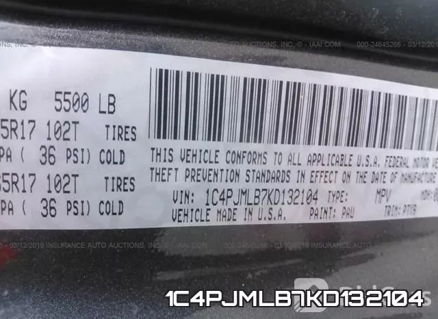 1C4PJMLB7KD132104 фото 10