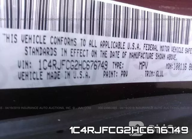 1C4RJFCG2HC676749 фото 10