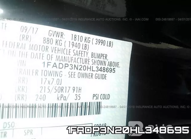 1FADP3N20HL348695 фото 10