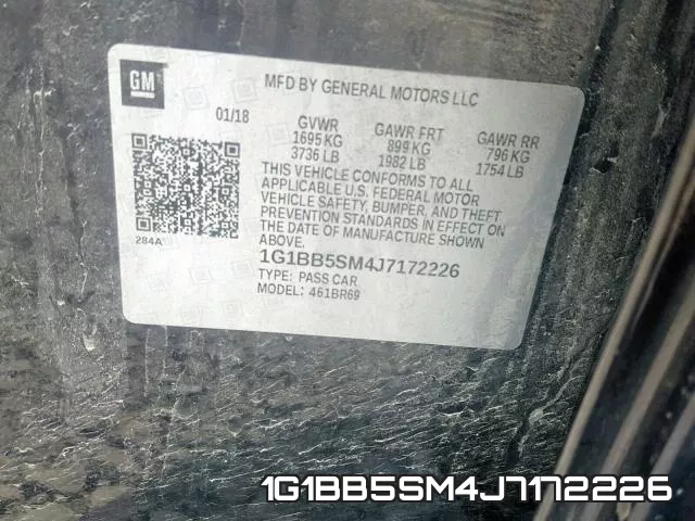 1G1BB5SM4J7172226 фото 2